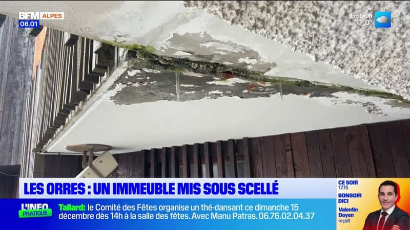 Les Orres: un immeuble mis sous scellé en raison de problèmes de corrosion et de vétusté 