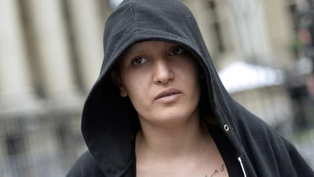 L'ancienne Femen Amina le 7 juillet 2014, à Paris.