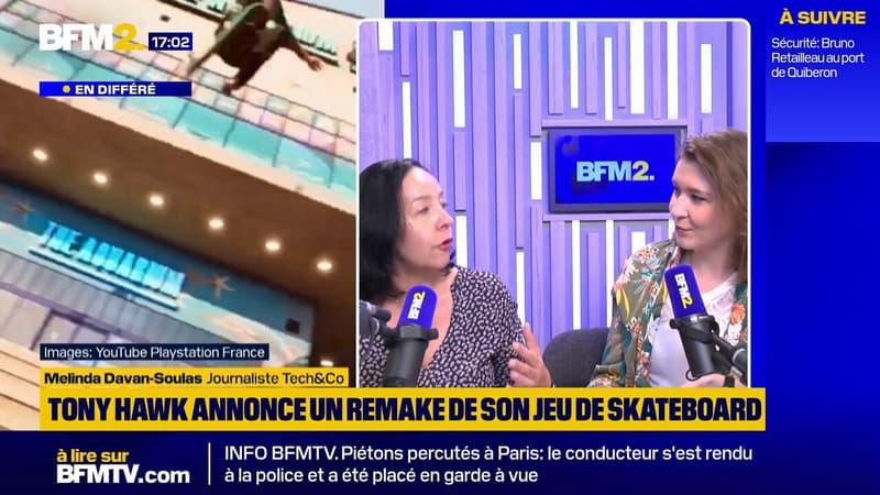 Tony Hawk célèbre la prochaine sortie d'un remake du jeu vidéo de skateboard