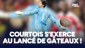 Football : Thibaut Courtois s’exerce au lancé de gâteaux pendant ses vacances !