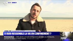 Virus: la plage de Dunkerque désertée