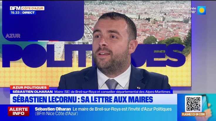 Sébastien Olharan, maire de Breil-sur-Roya: la mobilisation du 18 septembre n'était pas "lisible"