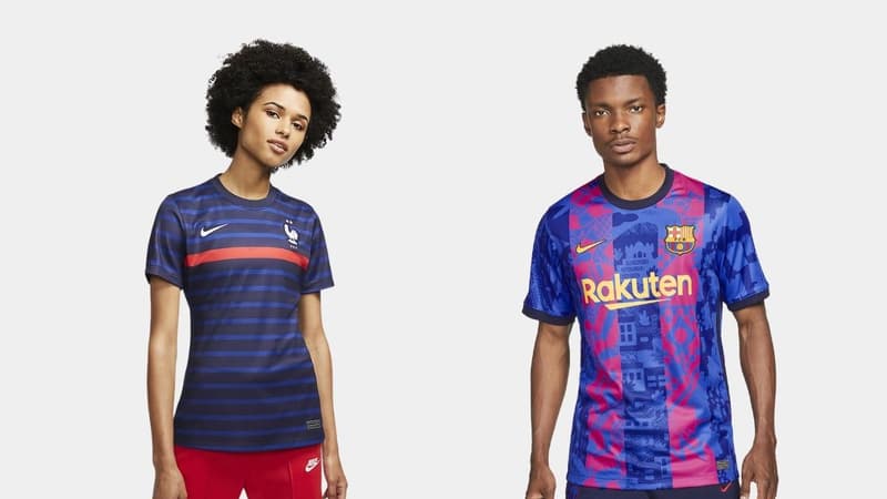 Nike : 5 maillots de foot en promotion folle (France, FC Barcelone...)