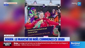 Rouen: le marché de Noël ouvre ses portes