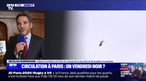 Nicolas Nordman (adjoint à la maire de Paris en charge de la sécurité): "Il y aura des difficultés de circulation demain, c'est incontestable"