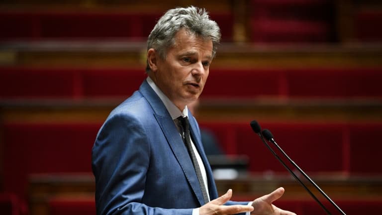 Le secrétaire national du Parti communiste français (PCF) et député Fabien Roussel, à l'Assemblée nationale à Paris, le 10 juin 2020