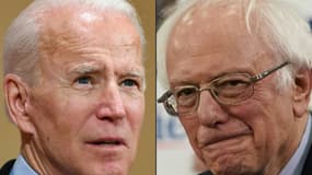 Joe Biden et Bernie Sanders.