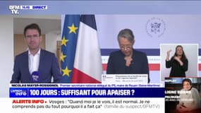 Nicolas Mayer-Rossignol (PS): "100 jours ne suffiront pas à apaiser six mois de colère"