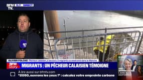 "C'est parti en bagarre": ce pêcheur calaisien, qui a sauvé trois migrants syriens de la noyade, témoigne sur BFMTV