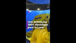 Une pelleteuse 100% électrique pour la Lune