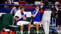 Nicolas Mahut avec Pierre-Hugues Herbert pendant la Coupe Davis 2022, le 5 mars 2022
