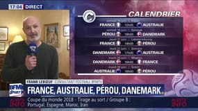 Mondial 2018 : La réaction de Leboeuf après le tirage au sort du groupe de la France