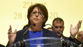 Martine Aubry après sa victoire à Lille le 28 juin