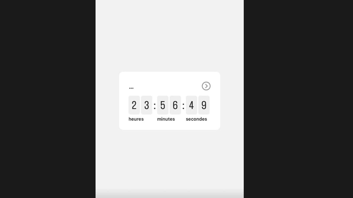 Inoxtag a lancé un compte à rebours sur son compte.