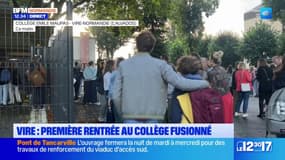 Vire: les élèves ont fait leur première rentrée au collège fusionné