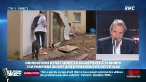 Vincent, auditeur RMC, ému par la solidarité après les inondations dans l'Aude