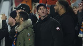 Joey Barton dans le parcage marseillais à Brighton en Ligue Europa, décembre 2023
