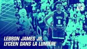 Bronny James sous le feu des projecteurs dans une salle remplie de plusieurs milliers de spectateurs, une situation qui devrait l'accompagner tout au long de son cursus à Sierra Canyon