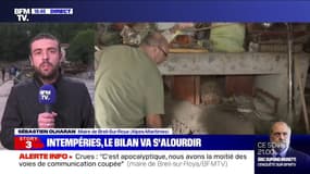 Alpes-Maritimes: "Nous comptons cinq personnes disparues rien que dans la commune de Breil-sur-Roya", selon son maire
