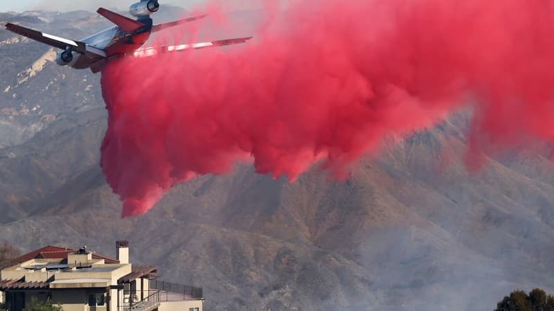 Incendies à Los Angeles: le retardateur de flamme rose largué sur les feux est-il dangereux pour les habitants?