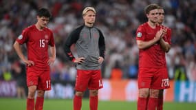 Dolberg et les joueurs danois éliminés de l'Euro par les Anglais