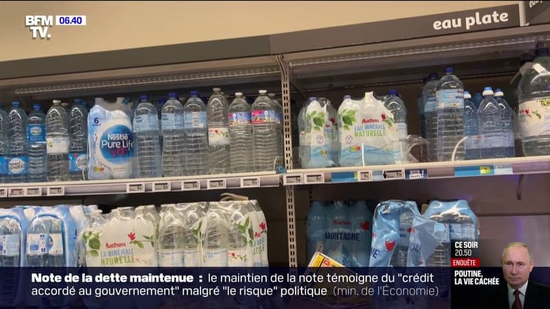 Eau en bouteille: vers une hausse de la TVA pour inciter les consommateurs à privilégier l'eau du robinet