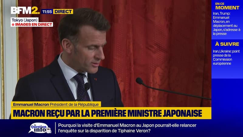 Emmanuel Macron annonce des "partenariats nouveaux" en matière de défense et d'énergie avec le Japon
