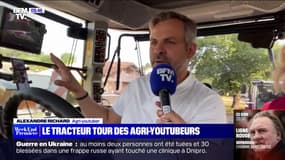 Tracteur Tour: les agri-YouTubeurs sillonnent les villages du sud-ouest de la France