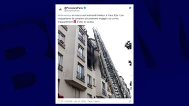 Le feu est maîtrisé, ont annoncé les pompiers