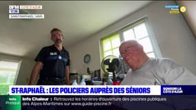 Fortes chaleurs: les policiers de Saint-Raphaël auprès des séniors à leur domicile
