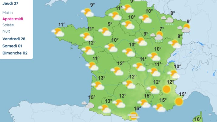 Les prévisions pour le jeudi 27 février 2025 Les prévisions pour le jeudi 27 février 2025
