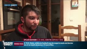 "Tous les joueurs sont venus sur moi": cet arbitre a été roué de coups en plein match à Nice