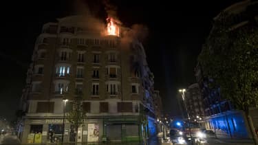 L'incendie s'est propagé dans les étages.