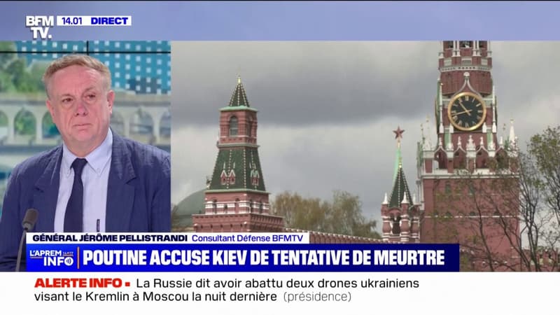 La Russie affirme avoir abattu deux drones ukrainiens visant le Kremlin à Moscou
