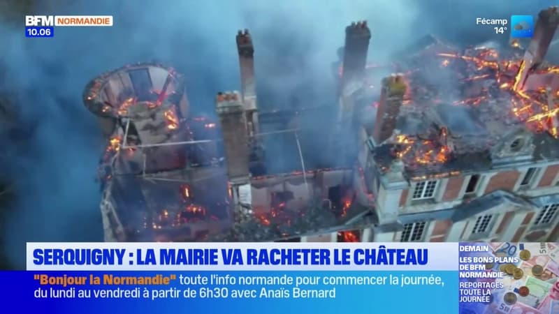 Serquigny: la mairie va racheter le château victime d'un incendie en 2023