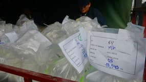 Des sachets de cocaïne découverts à l'est de Lima. 