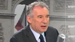 François Bayrou, président du MoDem et maire de Pau, jeudi matin sur BFMTV et sur RMC.