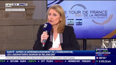 Valérie Lorentz-Poinsot (Directrice générale des laboratoires Boiron): "Plus de 70% des Français utilisent peu ou prou de l'homéopathie et donc il faut que l'on soit là" 
