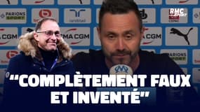OM : "Faux et inventé", De Zerbi nie tout conflit avec Papin et charge la presse