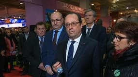 François Hollande samedi matin au Salon de l'agriculture.