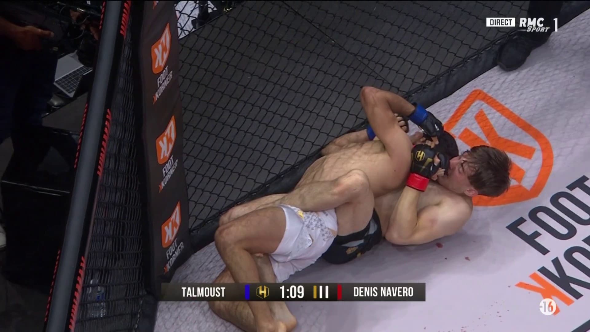 Le Français Paul Dena face au ace au Marocain Sabir Talmoust, Hexagone MMA 29, 24 mai 2025