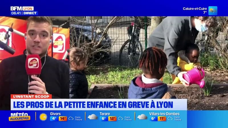 Rhône: les pros de la petite enfance en grève à Lyon