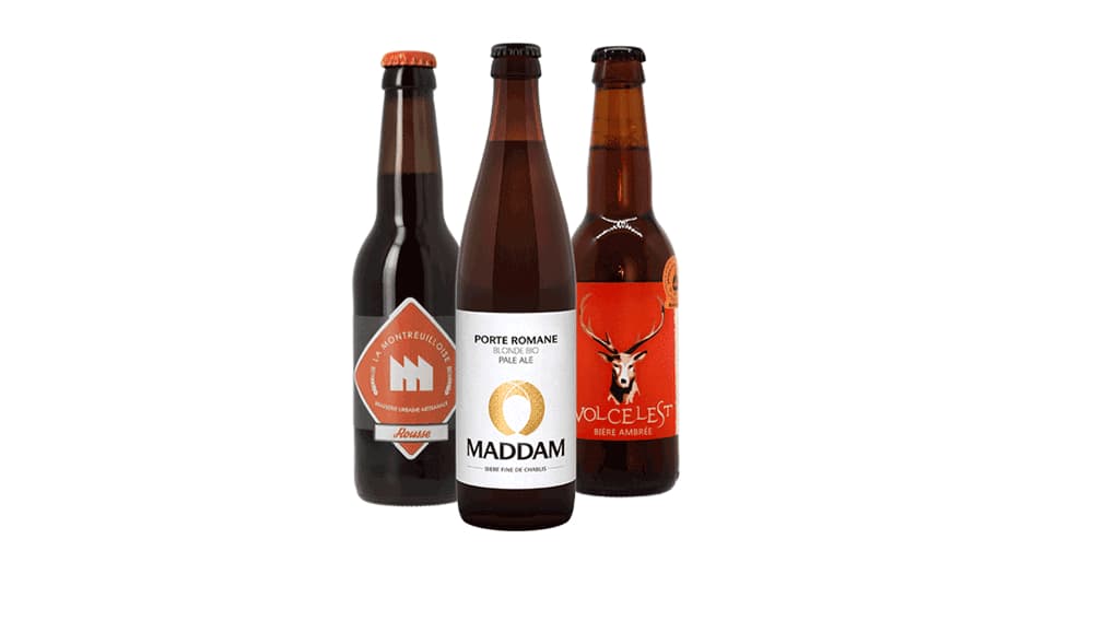Un coffret bières artisanales et bio 
