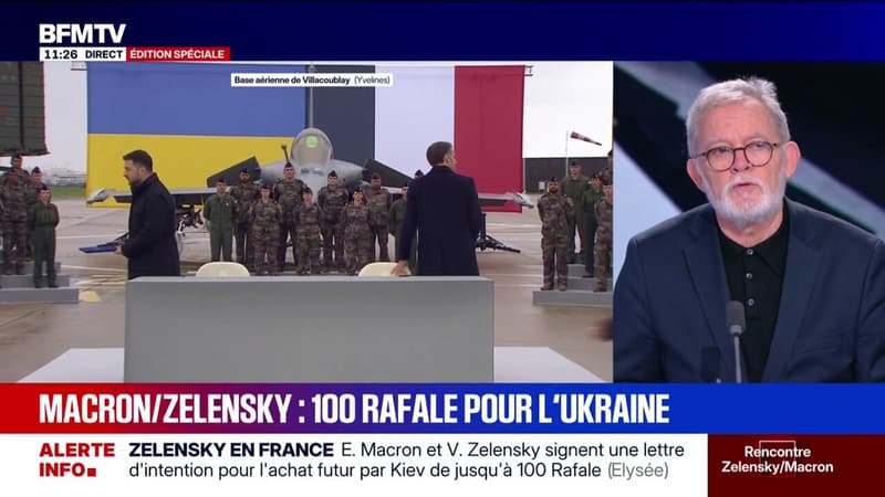 Rafale, systèmes MAMBA... Le détail de ce que contient la lettre d'intention signée par Volodymyr Zelensky et Emmanuel Macron