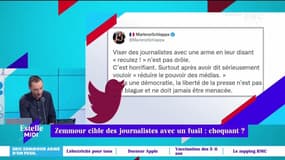 Zemmour cible des journalistes avec un fusil : choquant ? - 21/10