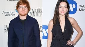 Ed Sheeran et Dua Lipa