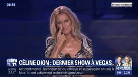 Céline Dion très émue lors de son dernier concert à Las Vegas
