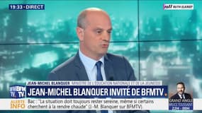 Grève des correcteurs: Jean-Michel Blanquer assure que "vendredi, les élèves auront leurs résultats"