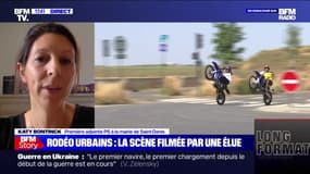 Rodéos urbains à Saint-Denis: "J'ai fait un signalement au procureur de la République pour signaler ces faits, vu leur gravité", affirme la première adjointe au maire