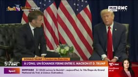 A l'ONU, un échange ferme entre Emmanuel Macron et Donald Trump